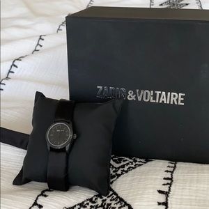 Zadig & Voltaire Satin Strap Watch